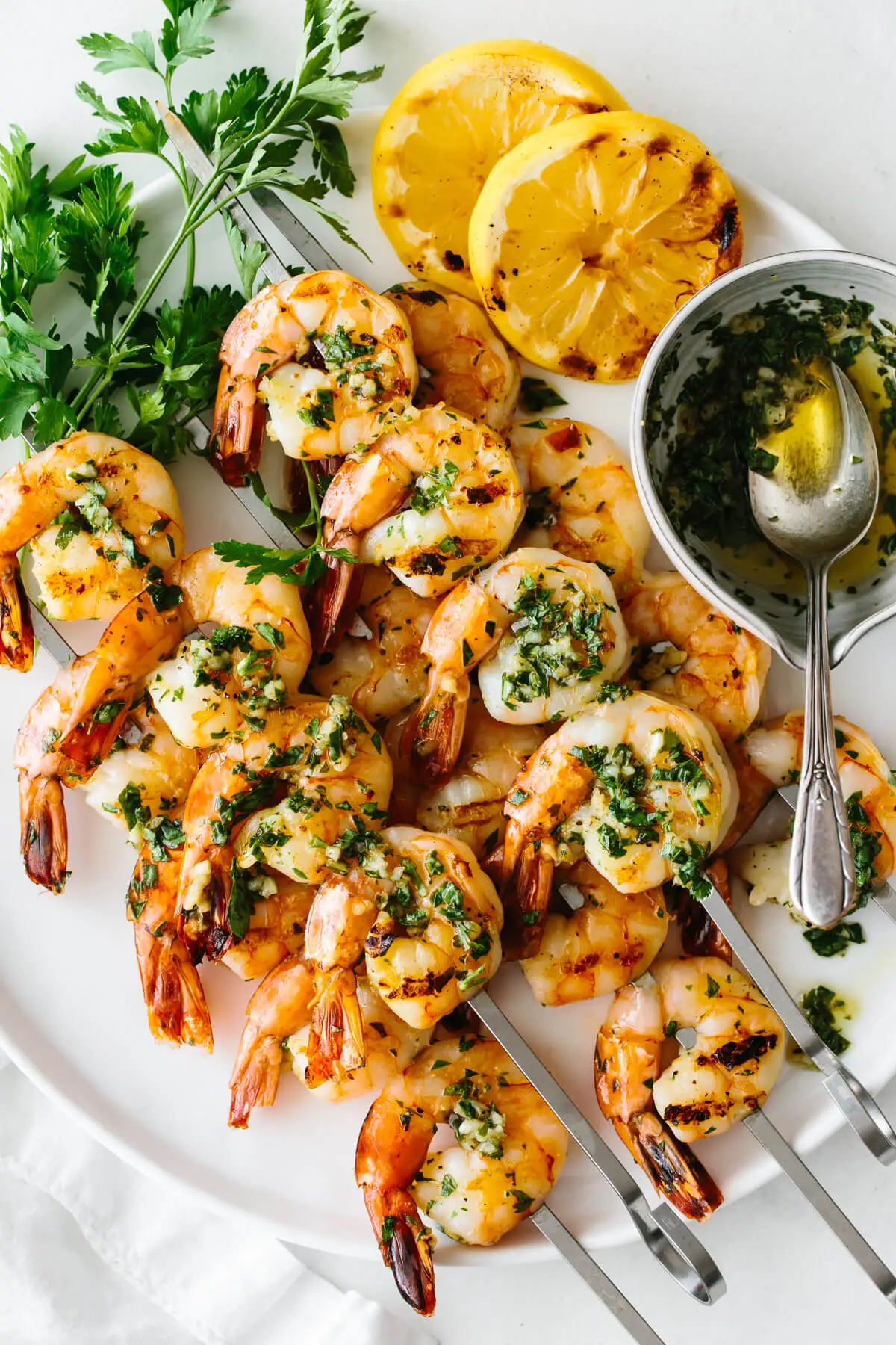 Grilled Citrus-Marinated Shrimp Skewers with Garlic Butter