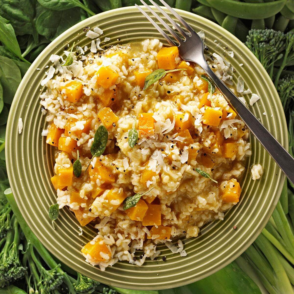 Oven-Roasted Butternut Squash and Sage Risotto