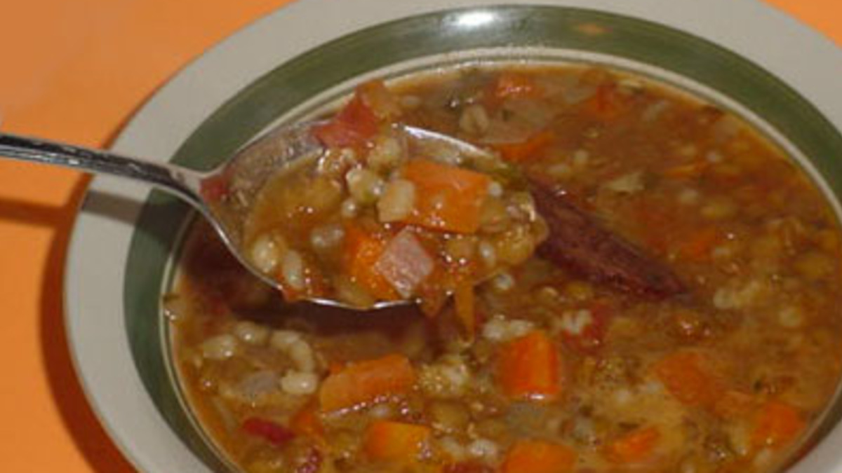 Northern-Style Spiced Lentil and Barley Stew