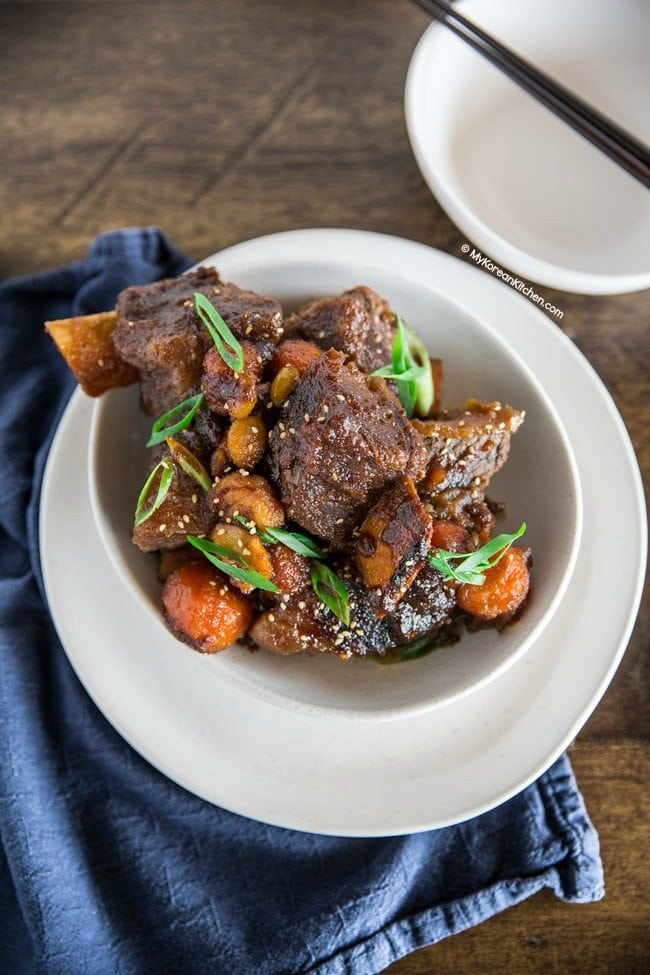 Soy-Garlic Glazed Korean Beef Short Ribs