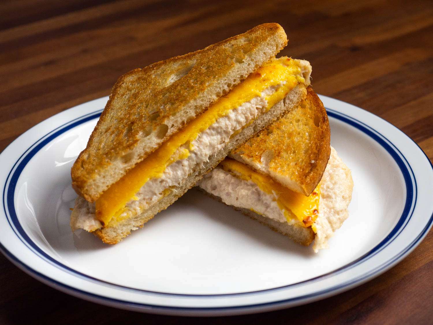 Pan-Seared Tuna Melt with Gruyère and Caramelized Onions