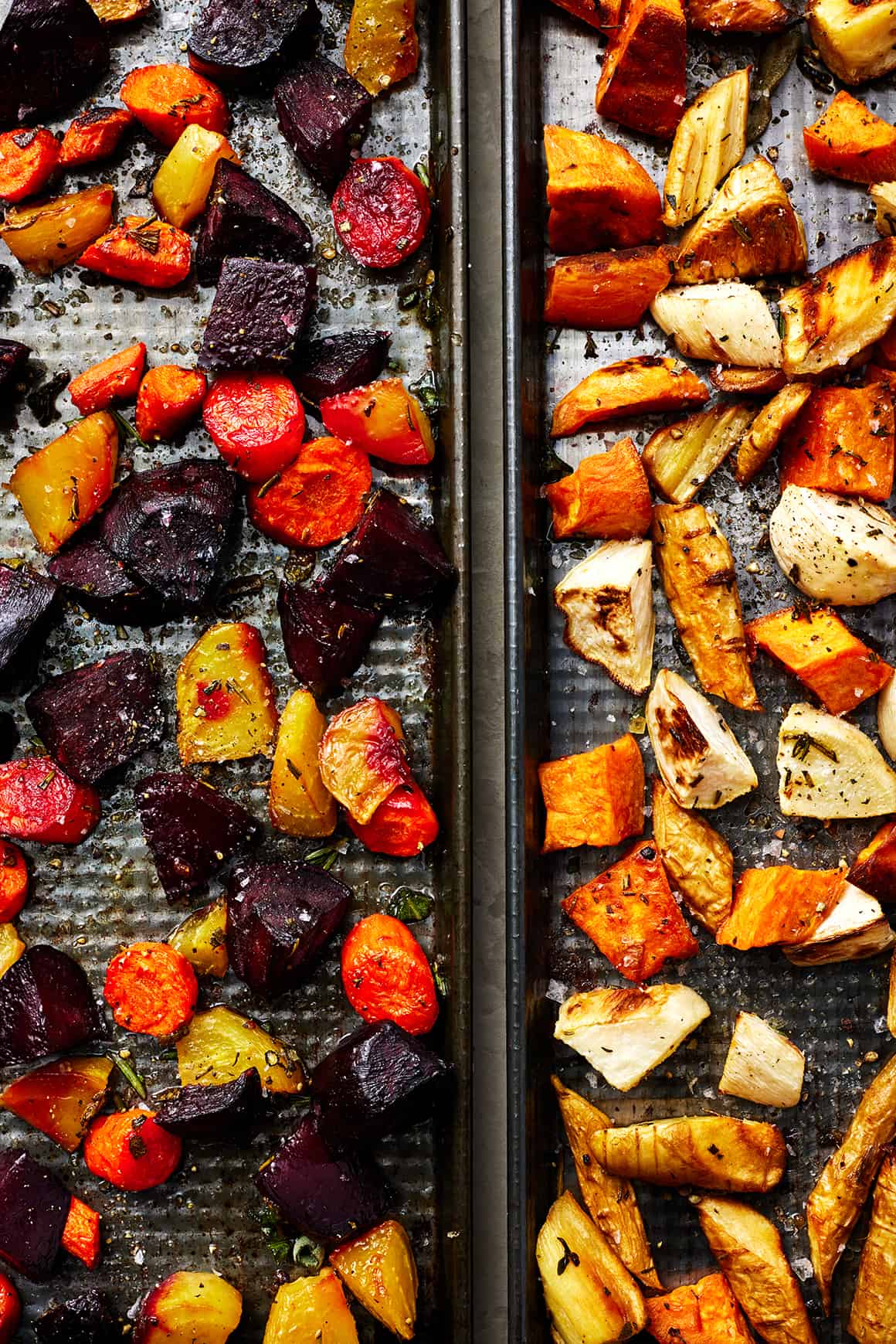 Pan-Seared Chicken with Maple-Mustard Glaze and Roasted Root Vegetables