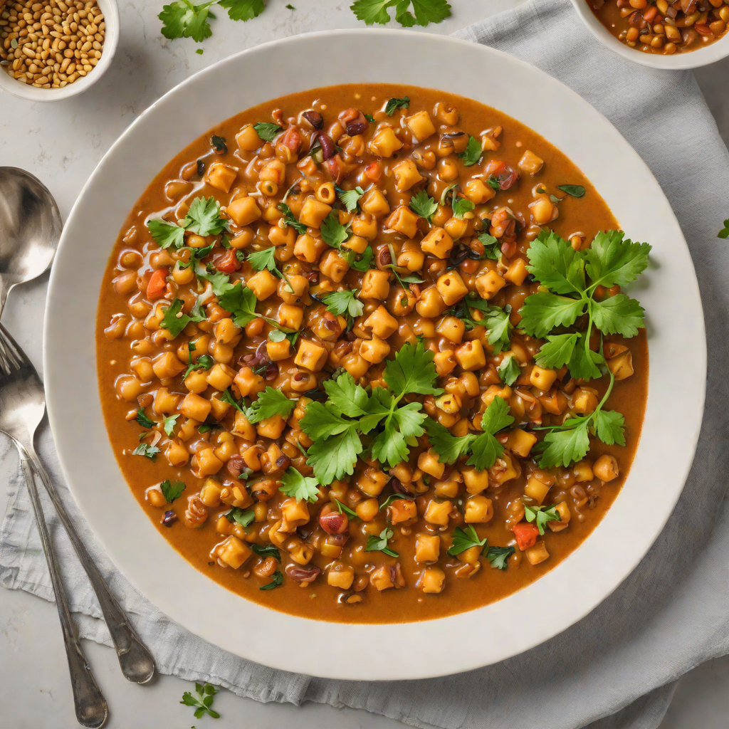 One-Pot Spiced Chickpea and Lentil Stew