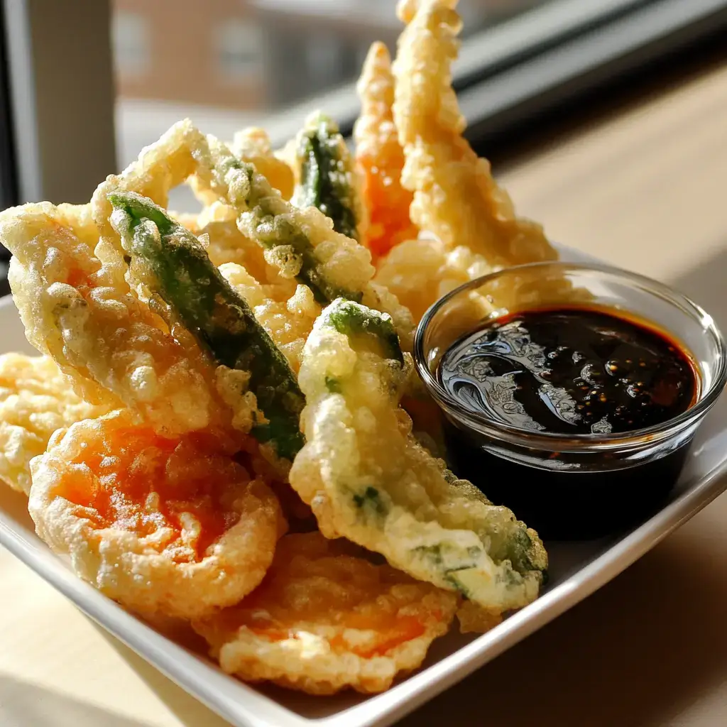 Tempura Vegetable Medley with Dipping Sauce