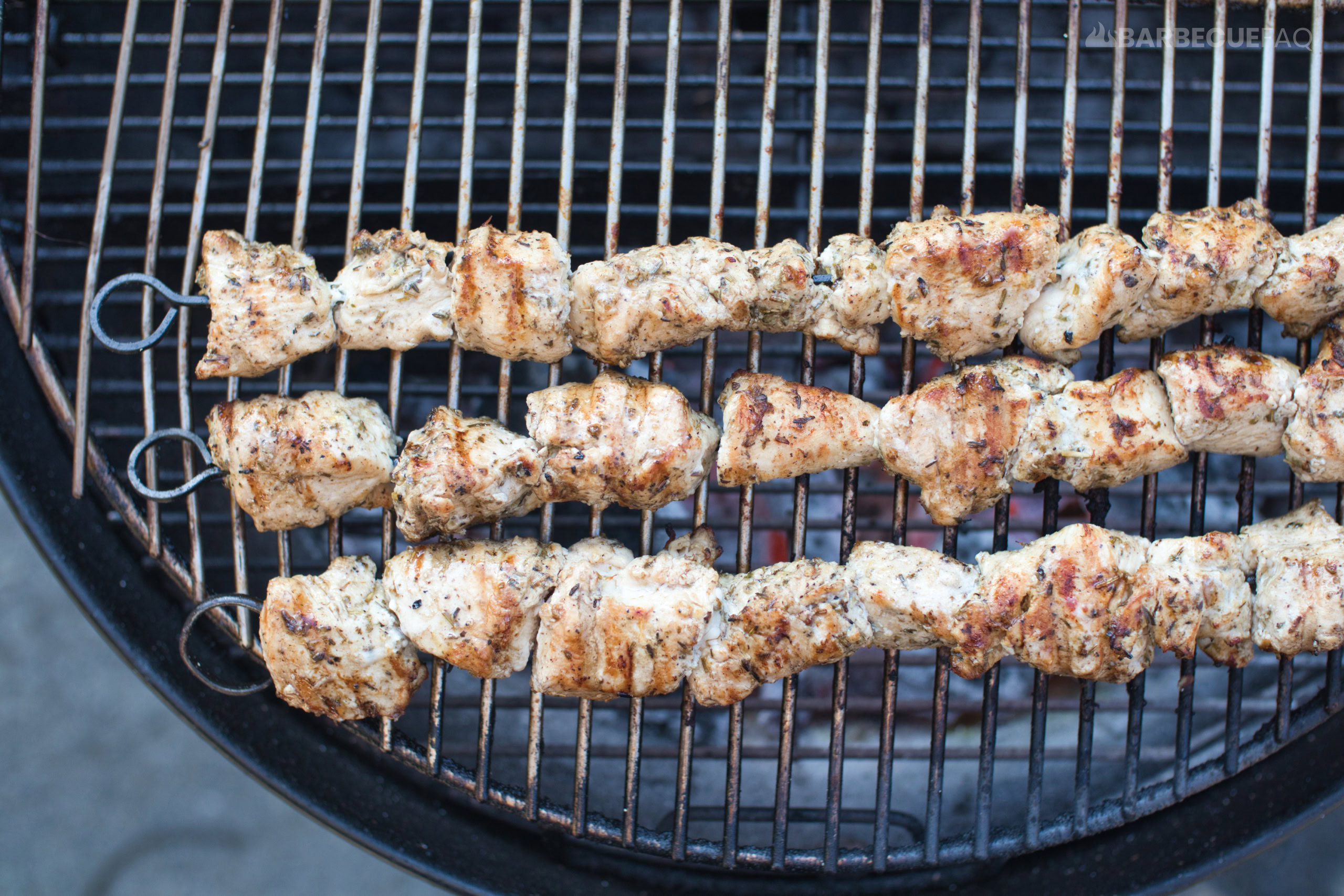 Citrus-Marinated Grilled Chicken Skewers with Summer Herb Salsa