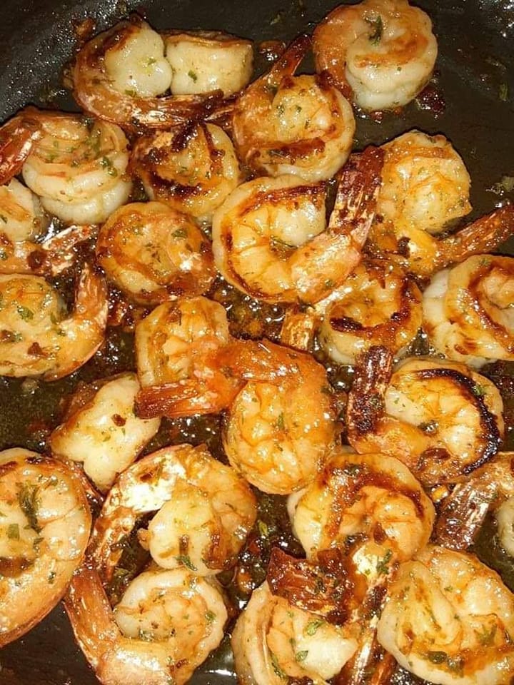 Sautéed Garlic Shrimp with Spiced Maryland Old Bay Butter