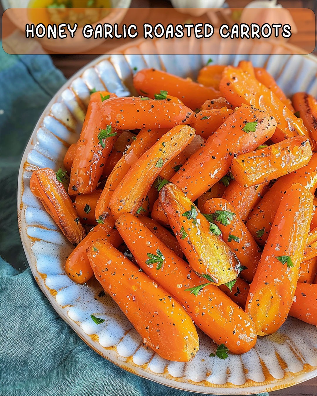 Honey-Garlic Roasted Carrots with Thyme