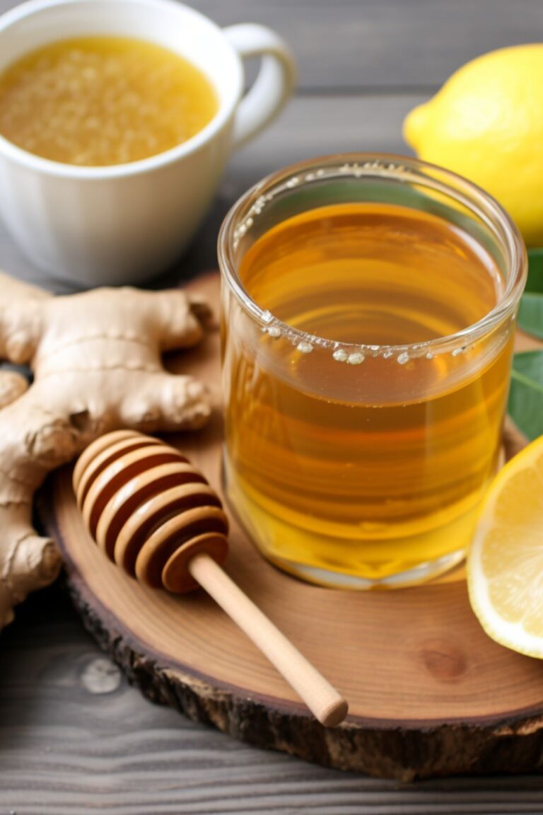 Ginger-Lemon Honey Tea for Soothing Cold Relief
