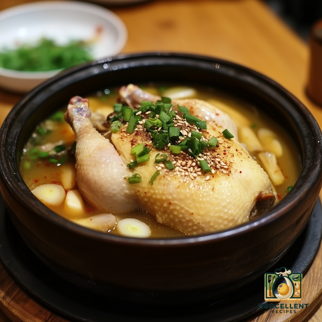 Ginseng and Jujube Chicken Soup with Garlic and Ginger