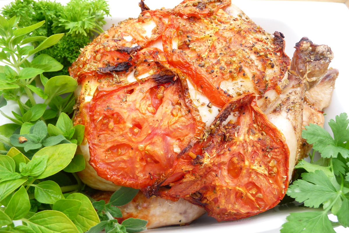 Oven-Roasted Greek Chicken with Lemon and Oregano