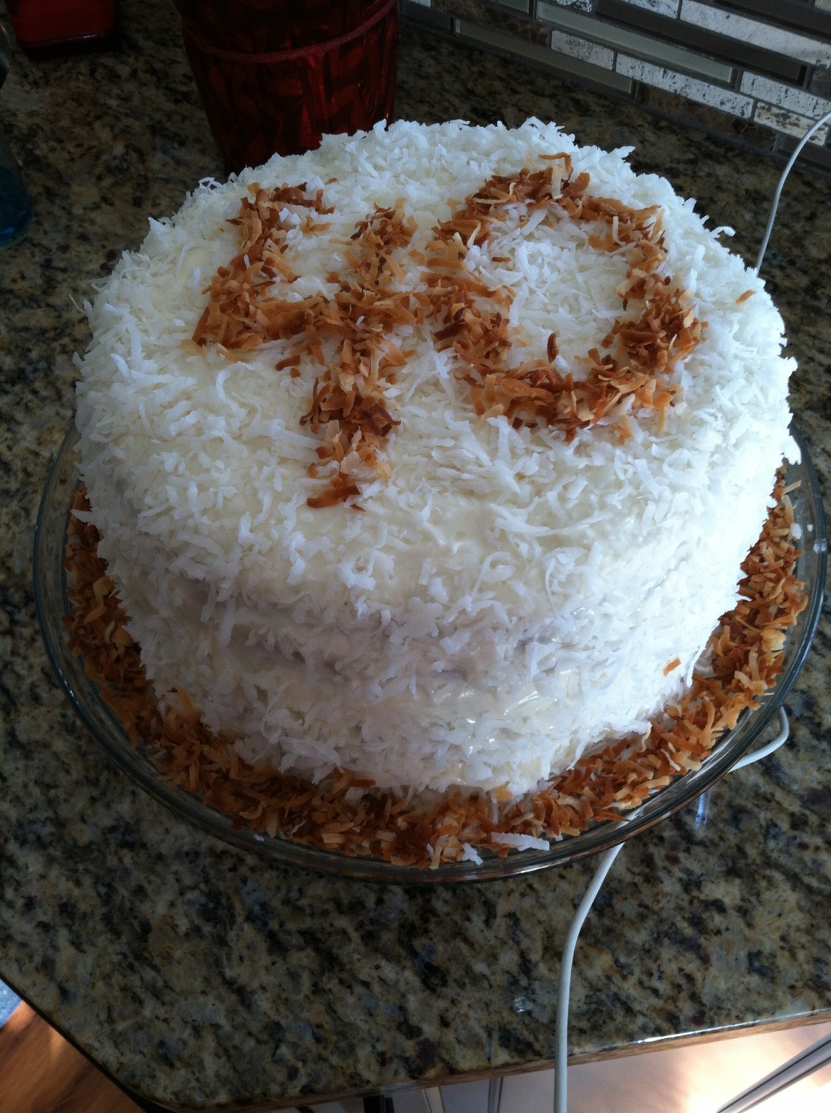 Coconut Rum Layer Cake