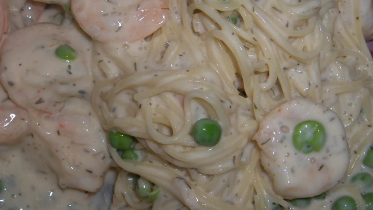 Pan-Seared Shrimp with Lemon Garlic Angel Hair Pasta