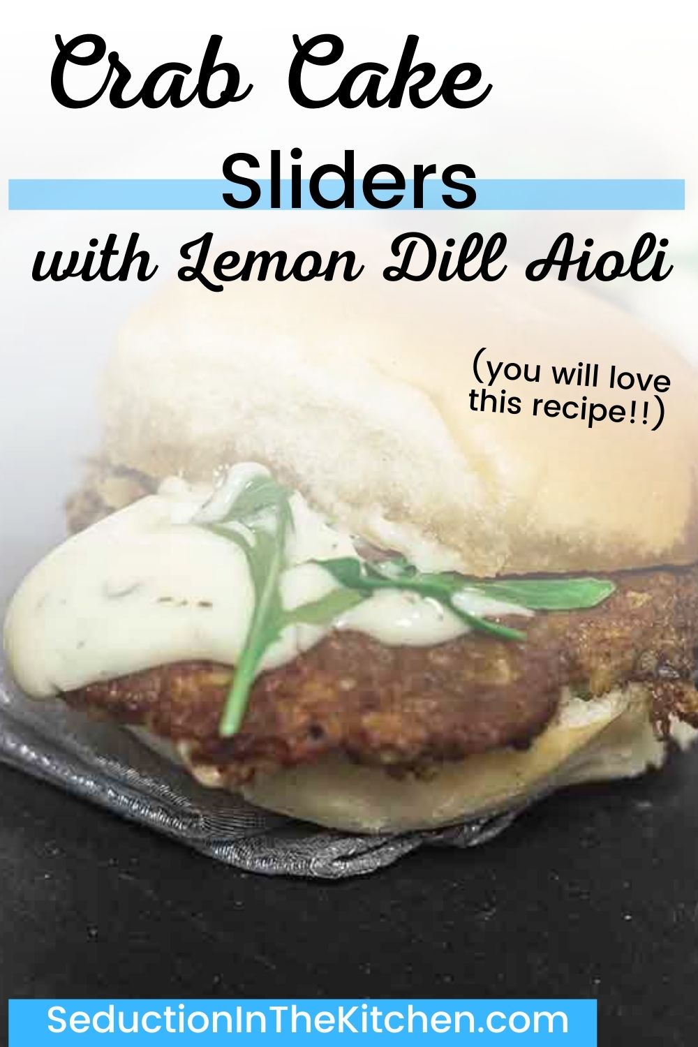 North Baltimore Crab Cake Sliders with Lemon-Dill Aioli