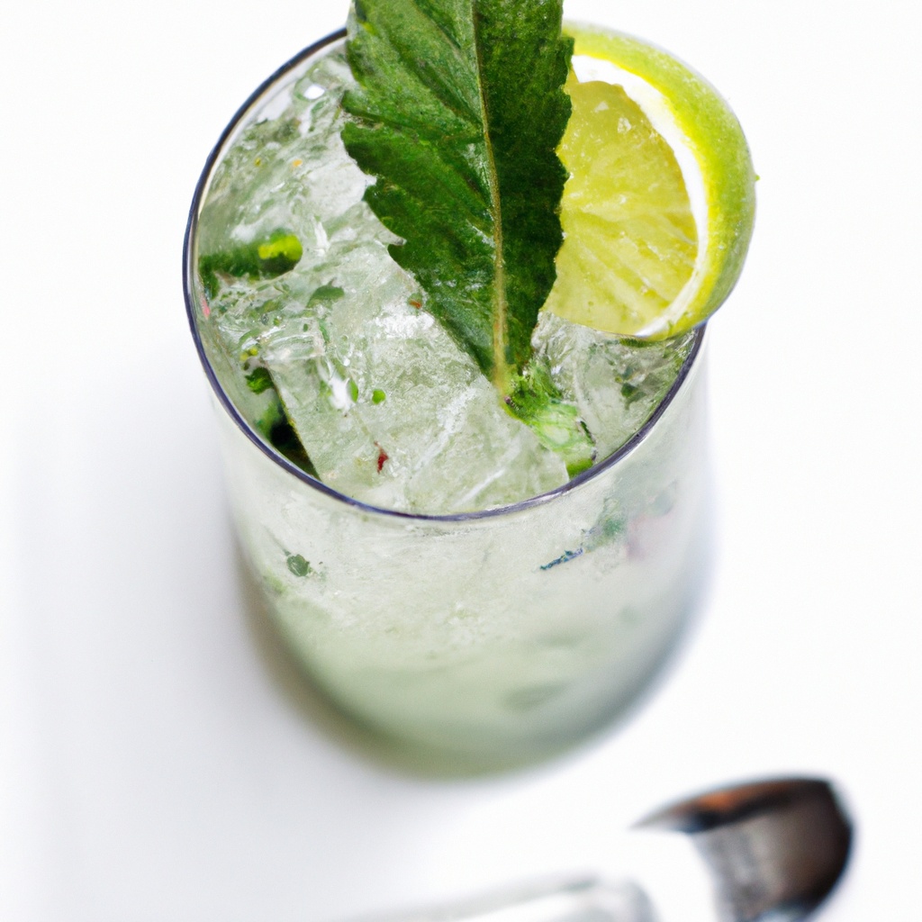 Caribbean Rum Mojito with Fresh Mint and Lime