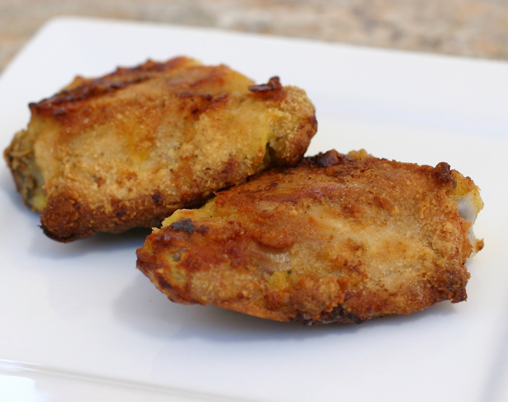 Baked Parmesan-Crusted Chicken Thighs with Herb Pan Sauce
