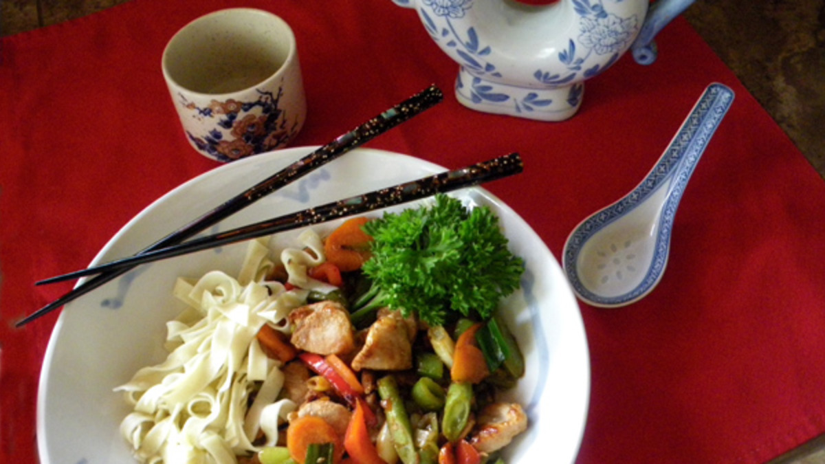 Spicy Pork Stir-Fry with Bell Peppers and Ginger