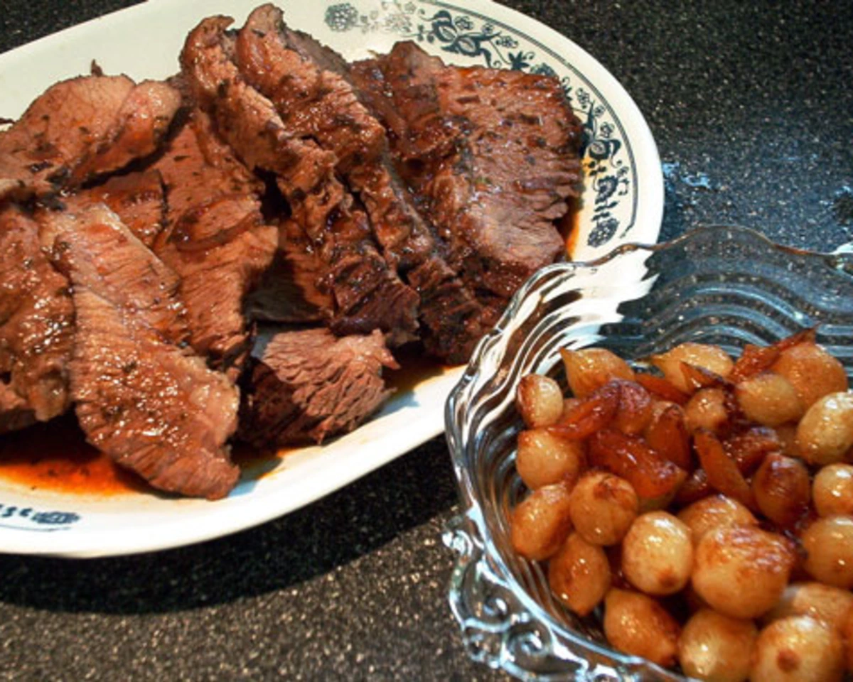 Sautéed Brisket Bites with Caramelized Onions and Mushrooms