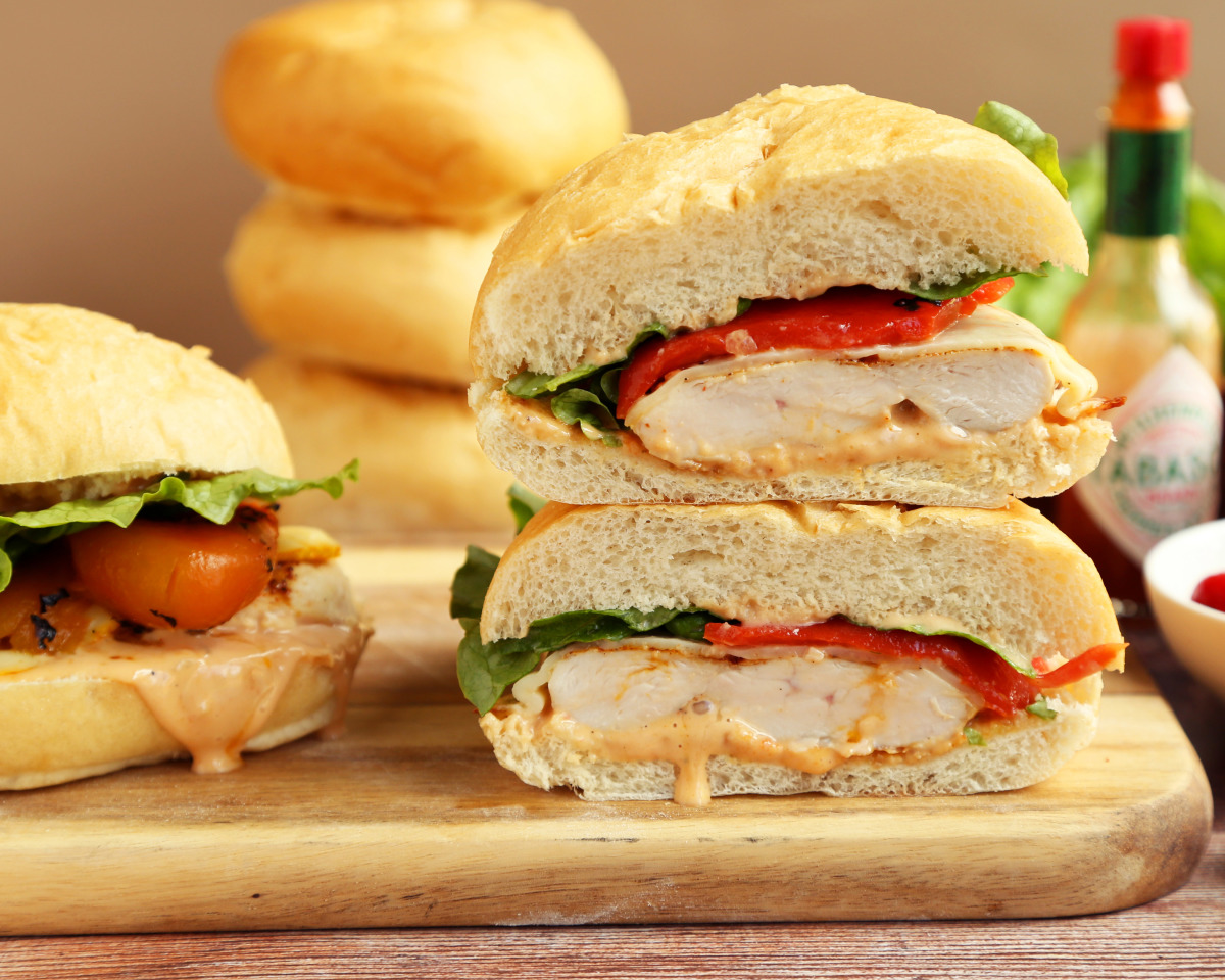 Bead-Spiced Cajun Chicken Sandwich with Remoulade Sauce