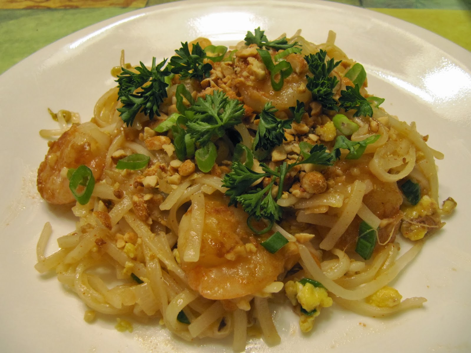 Stir-Fried Pad Thai with Tamarind Sauce and Peanuts