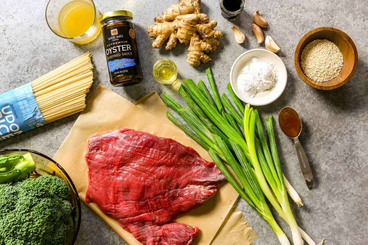 Sautéed Beef and Broccoli Noodles with Ginger-Soy Glaze