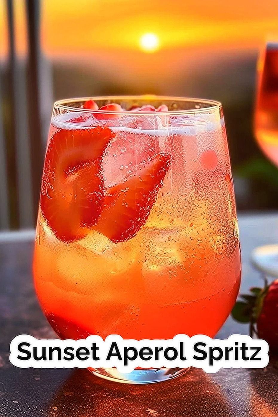 Sunset Aperol Spritz