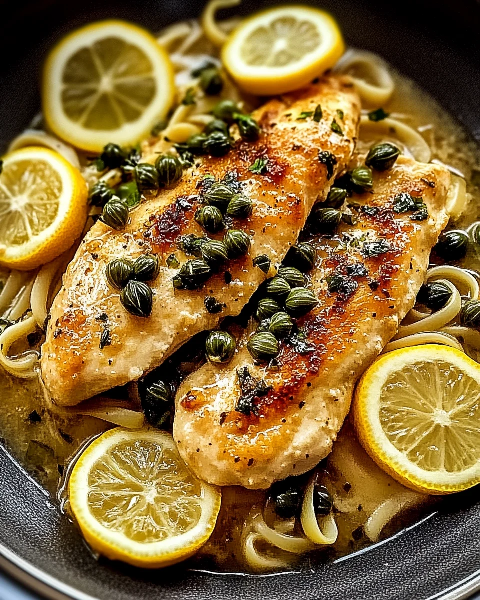 Sautéed Chicken Piccata with Lemon and Capers