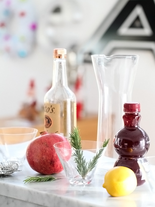 Pomegranate Citrus Vodka Martini