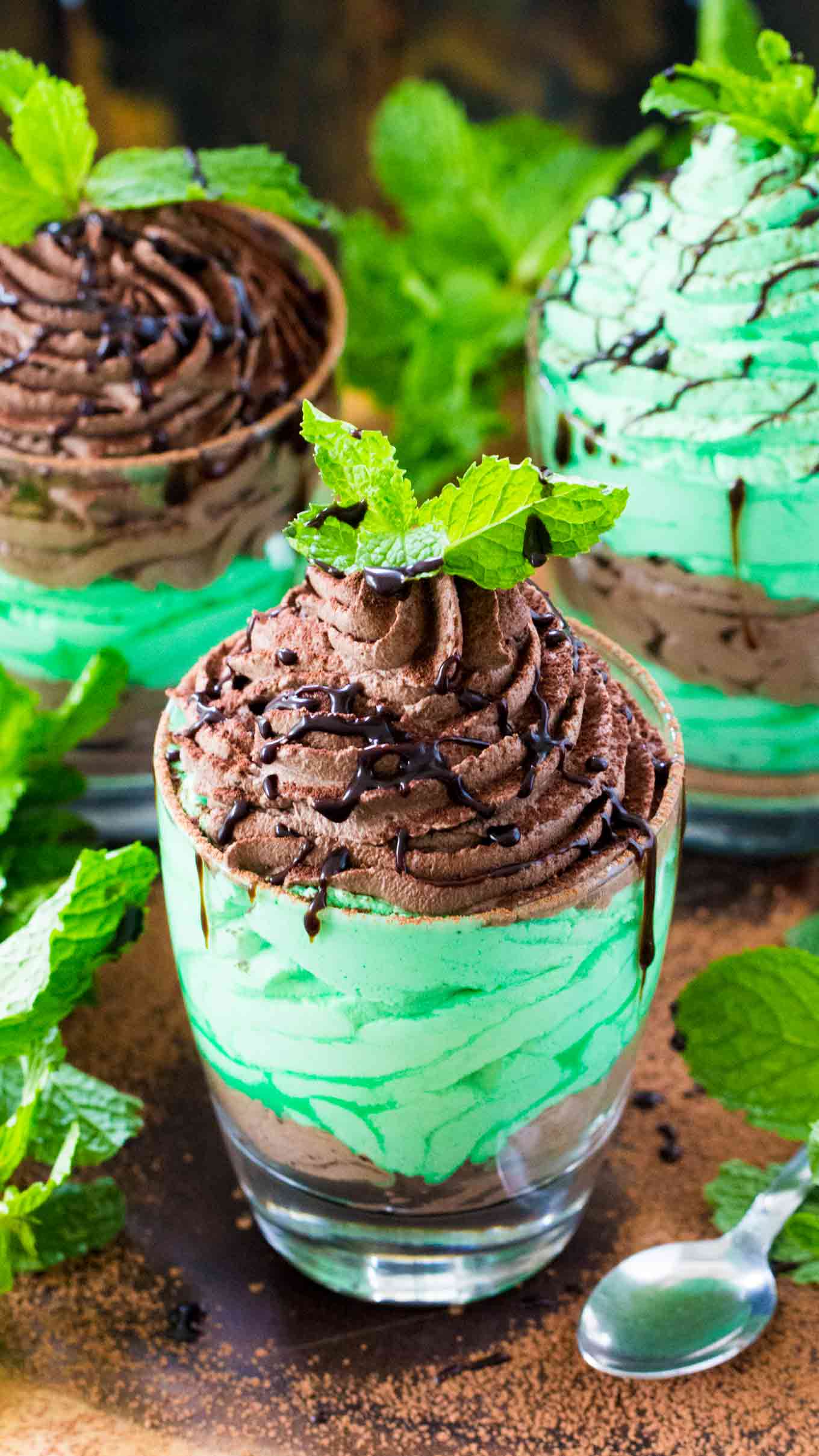 Fresh Minted Chocolate Mousse