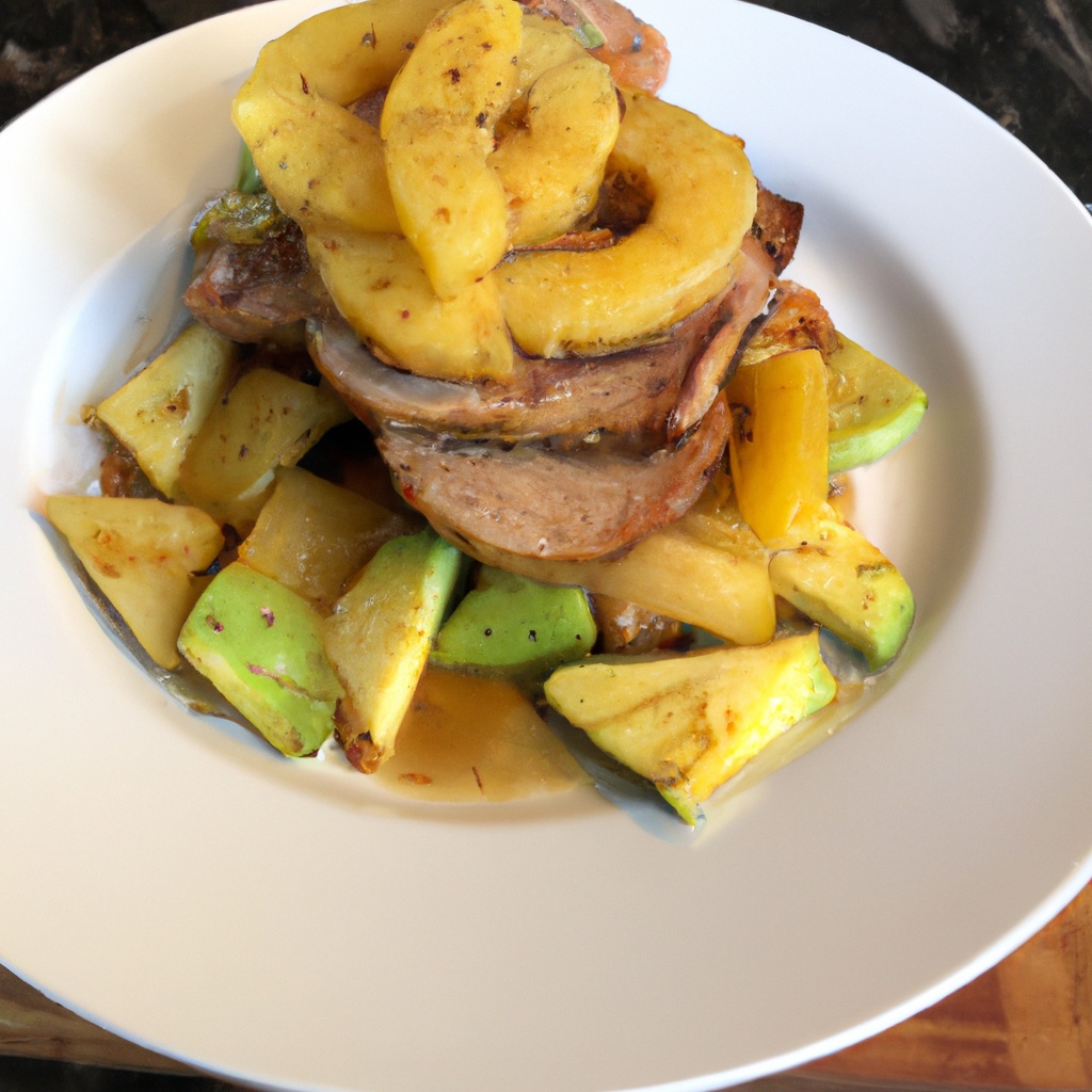 Smoky Caribbean Jerk Pork Shoulder with Pineapple Salsa