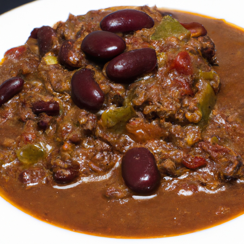 Black Garlic and Chipotle Beef Chili with Toasted Cornbread