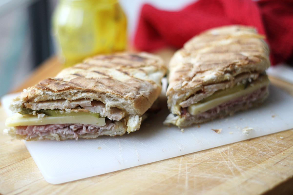 Pressed Cuban Sandwich with Slow-Roasted Pork and Swiss