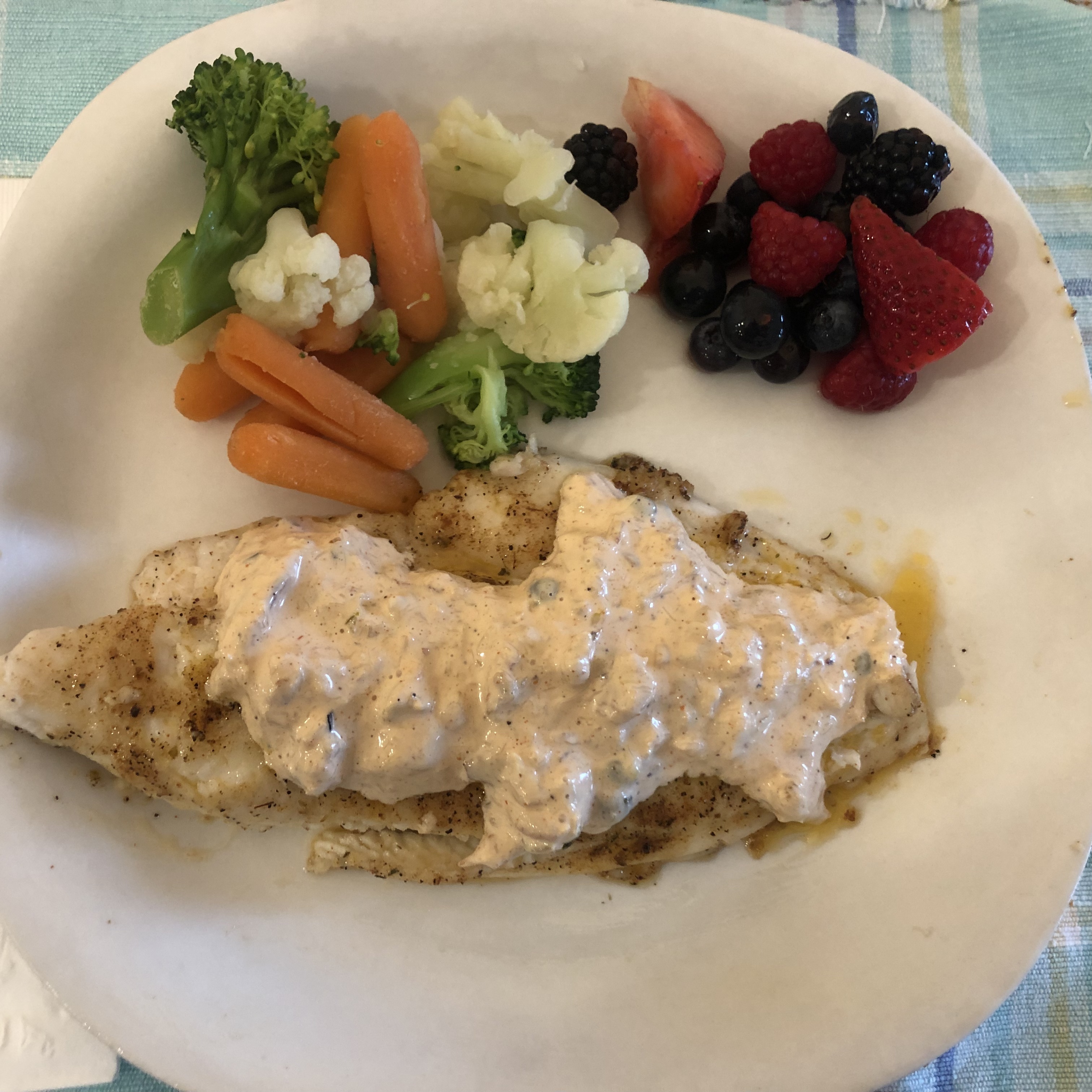Spicy Cajun Blackened Catfish with Creole Remoulade