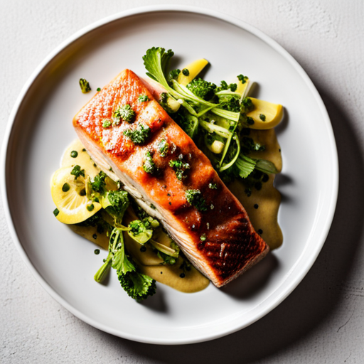 Pan-Seared Salmon with Citrus and Herb Butter Sauce