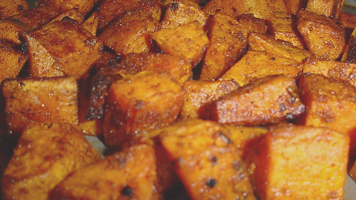 Rum-Glazed Caribbean Sweet Potato Fries
