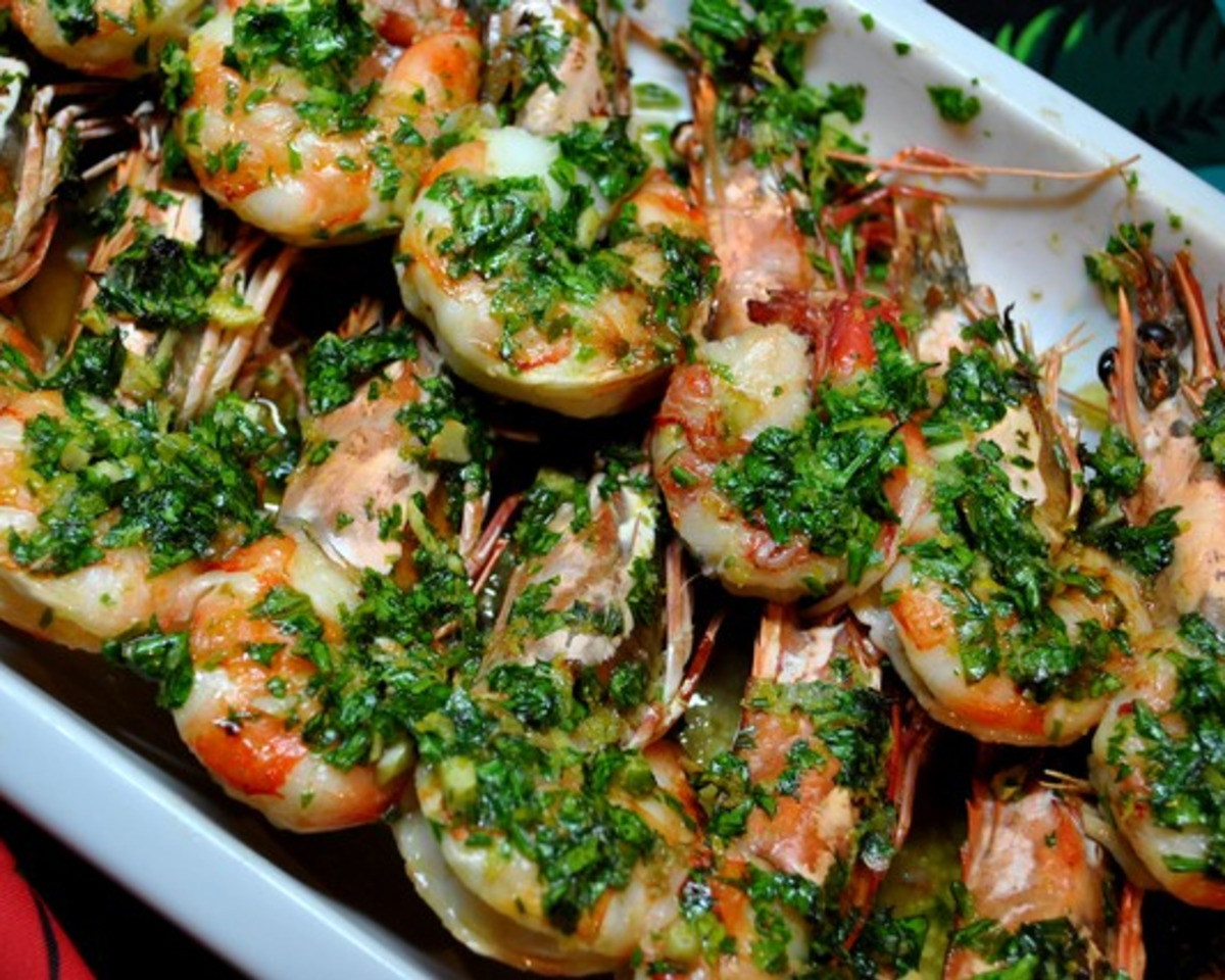 Sautéed Shrimp with Garlic Butter and Fresh Parsley