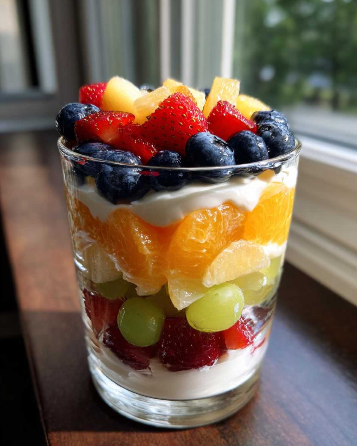 Census Classroom Snack: Rainbow Fruit & Yogurt Parfaits