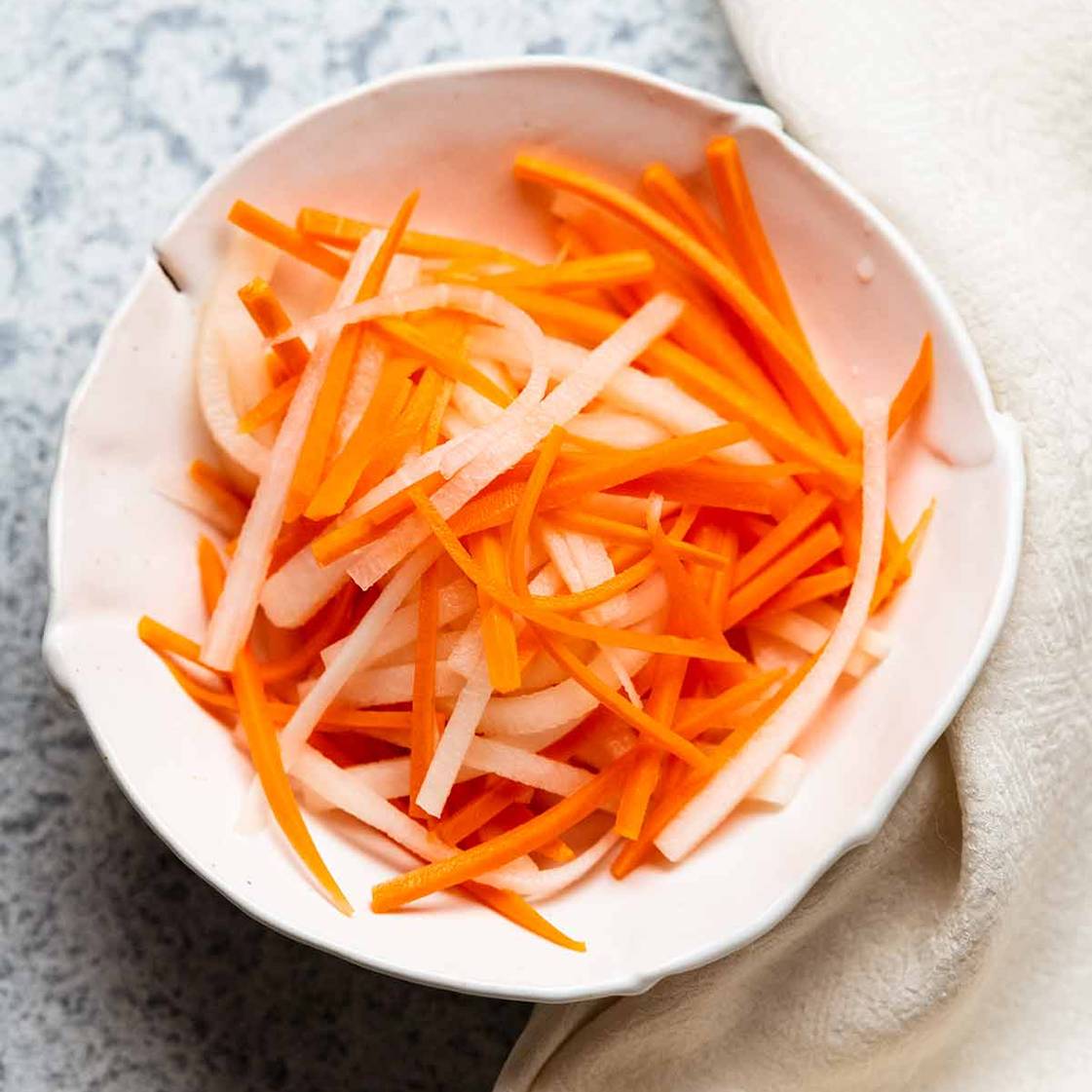 Banh Mi Inspired Pickled Vegetable Salad