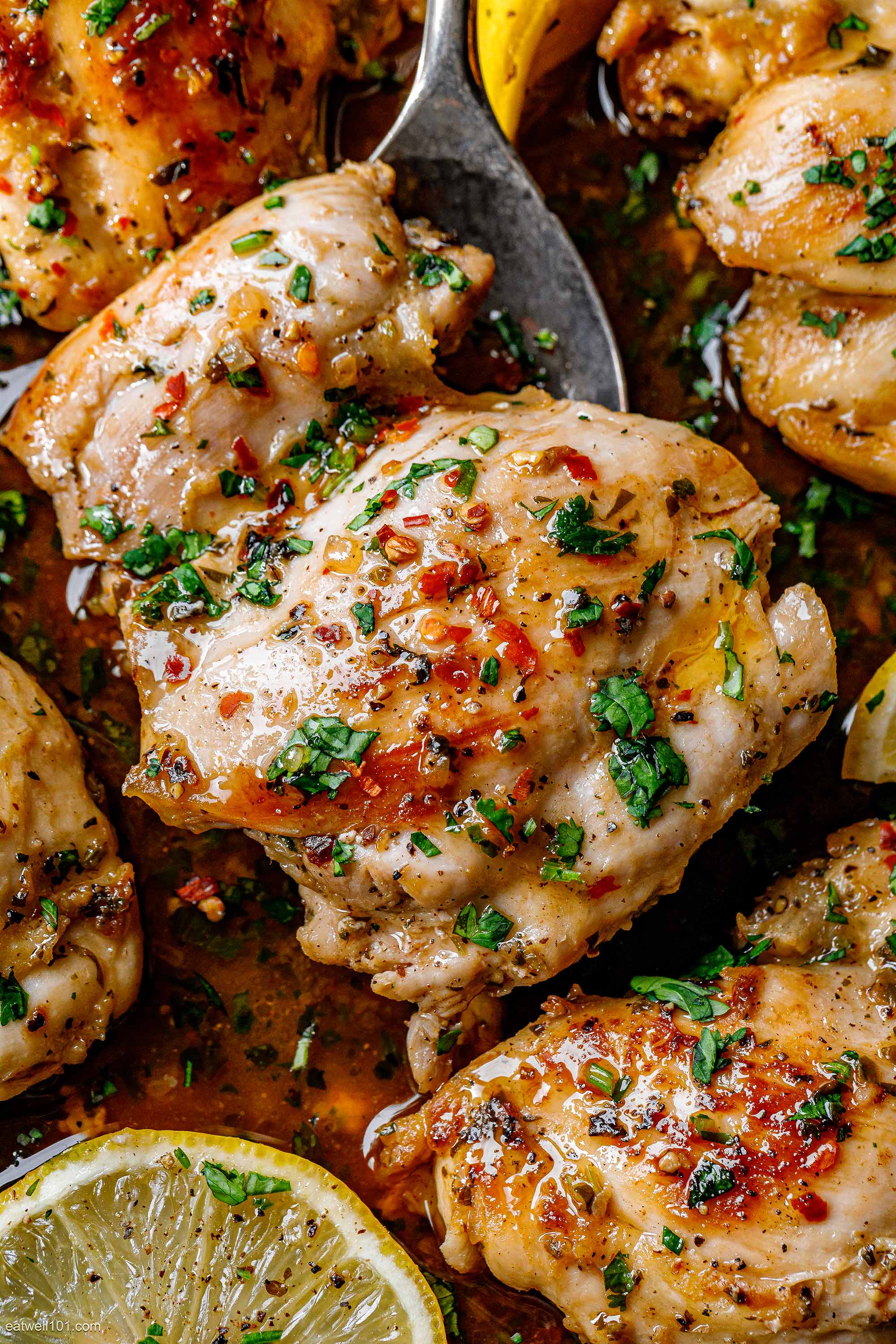 Baked Lemongrass and Ginger Chicken Thighs