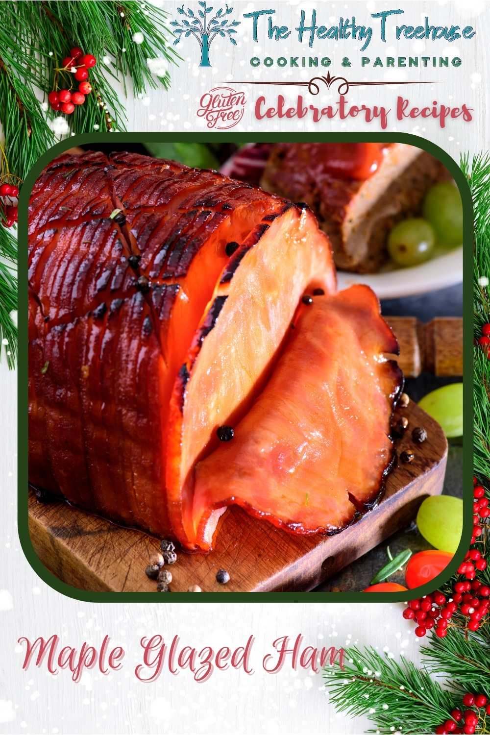 Spiced Maple-Glazed Ham with Clove and Orange