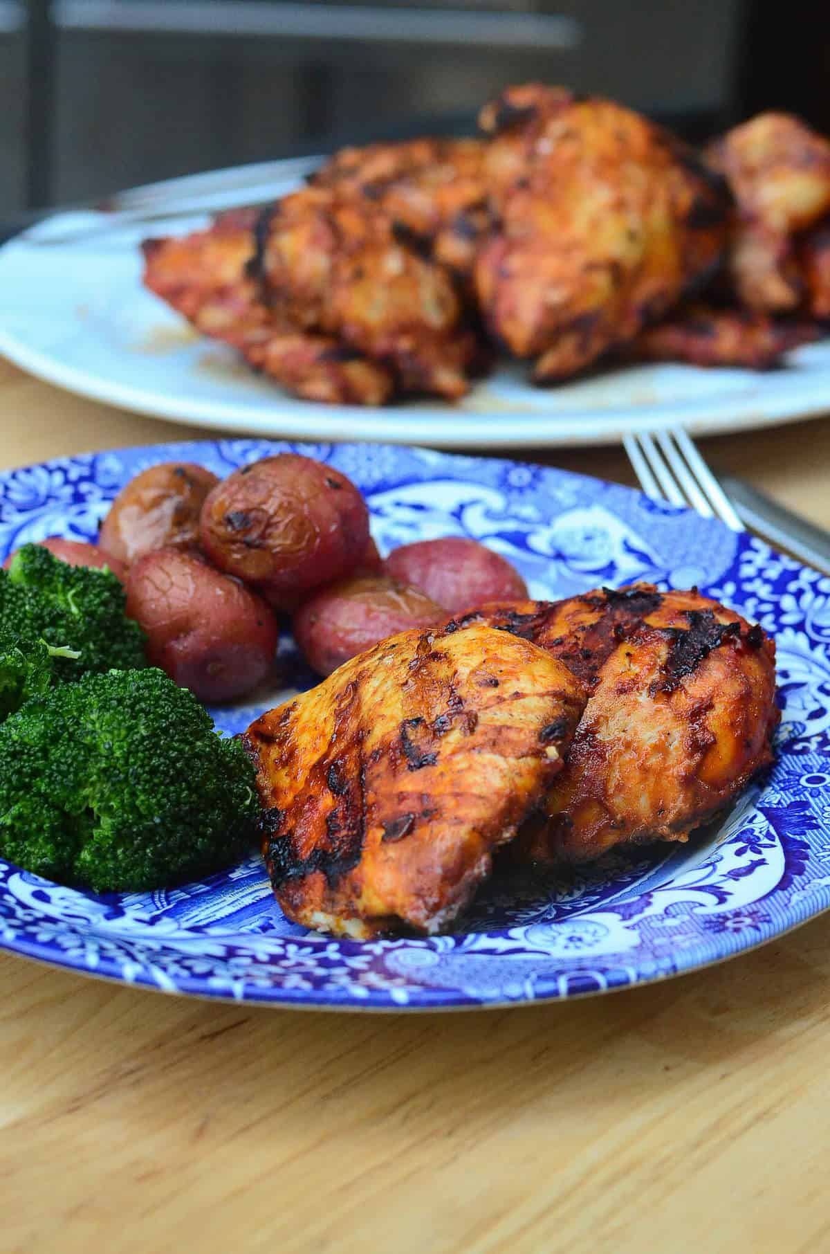 Grilled Mesquite-Marinated Chicken with Smoky Paprika