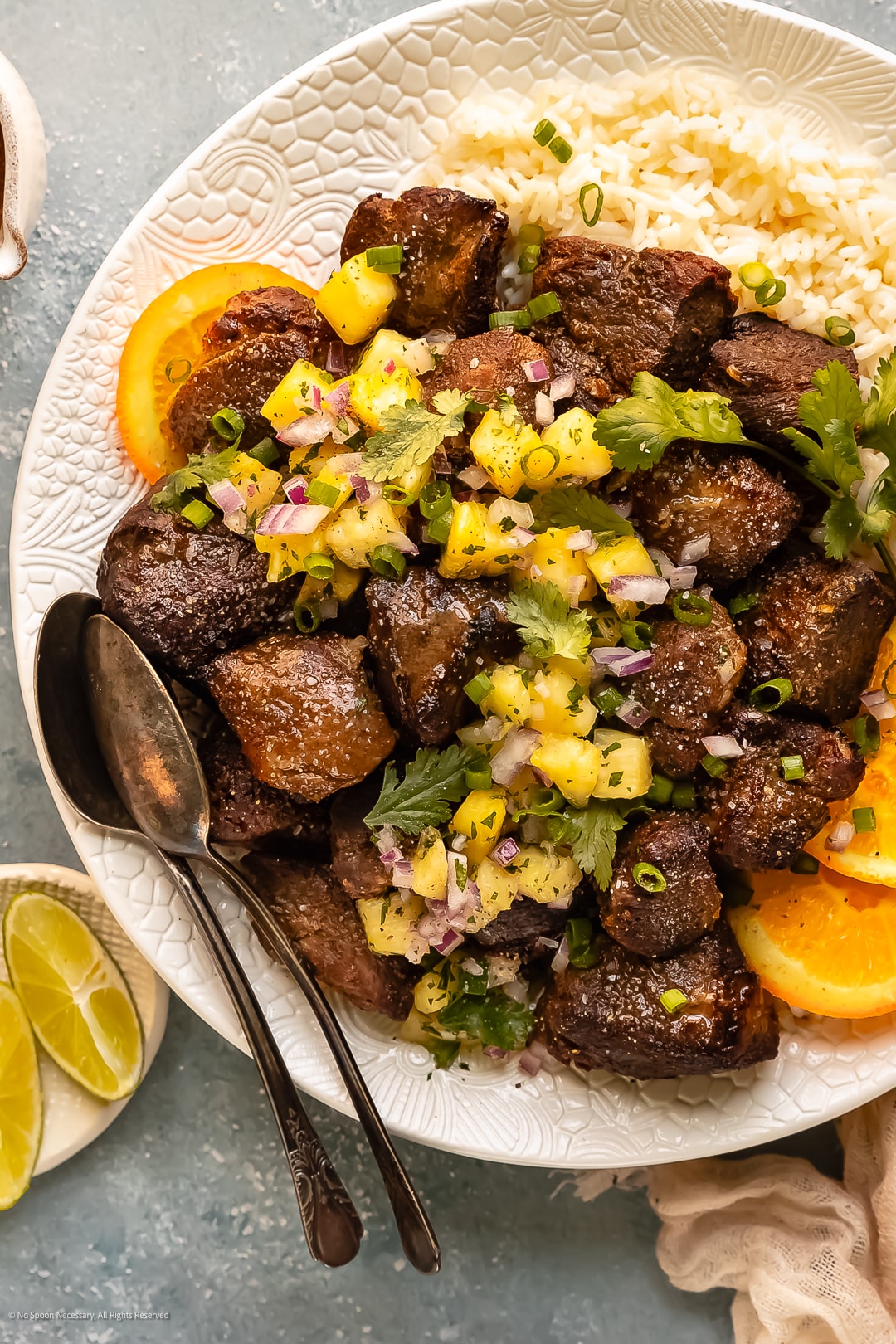 Slow-Cooked Caribbean Jerk Pork with Pineapple Salsa