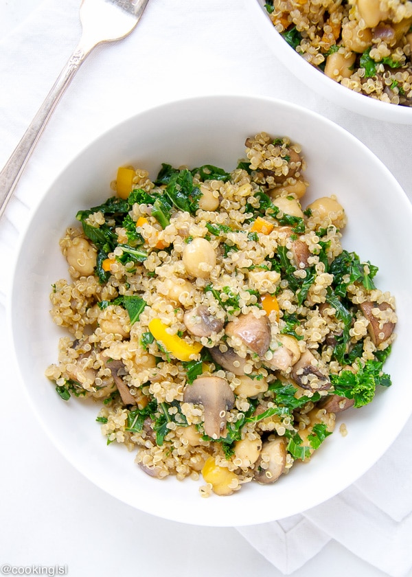 Kale and Chickpea Power Bowls