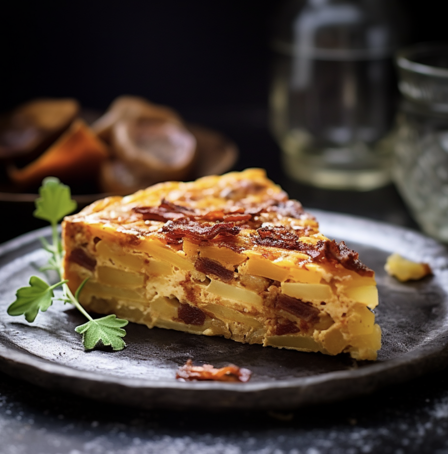 Chorizo and Manchego Spanish Tortilla