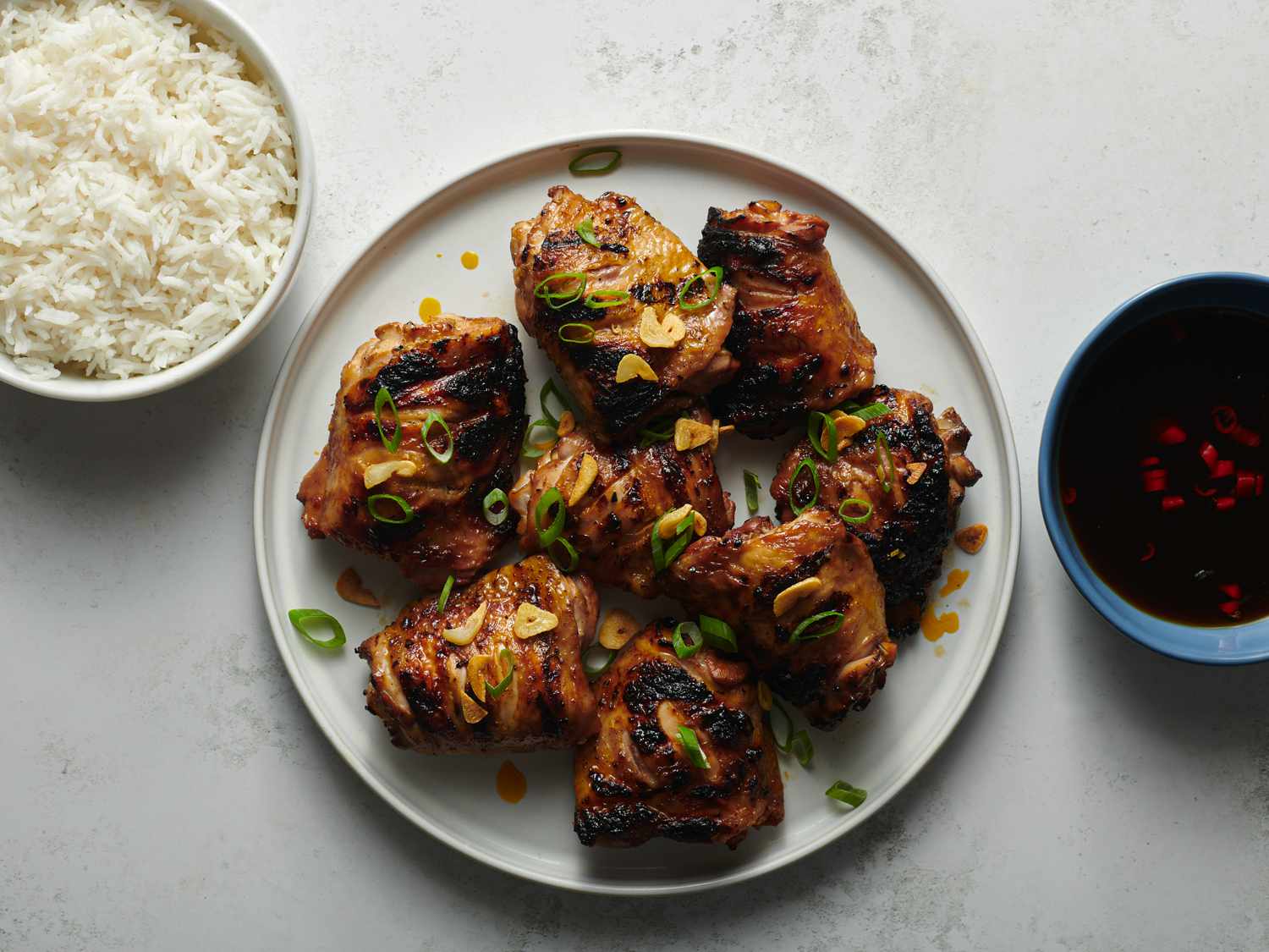 Garlic-Lemongrass Chicken Inasal with Annatto Oil