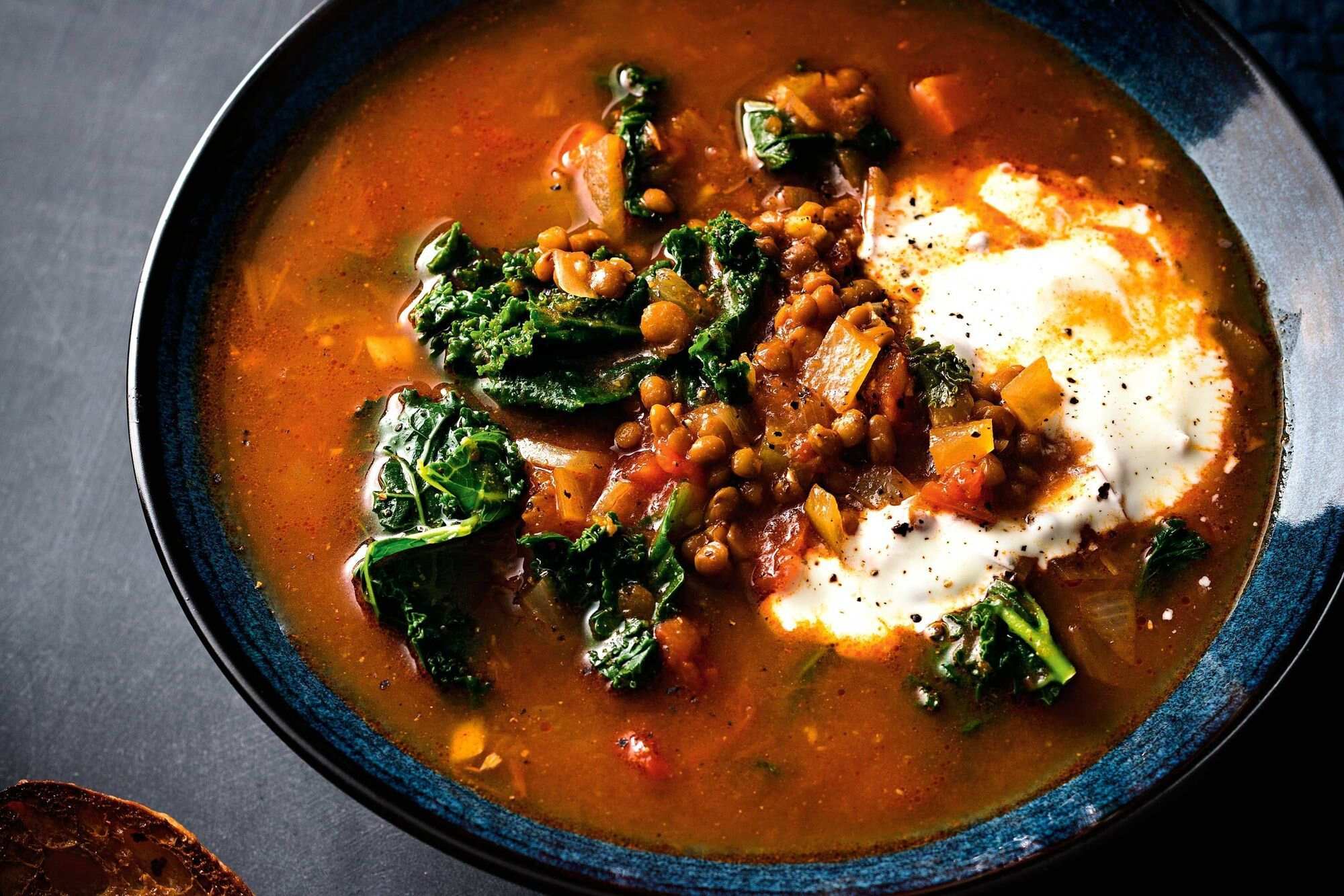 Stew with Spiced Lentils
