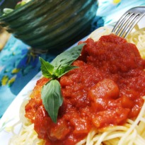 The Best Ever Slow-Simmered Tomato Basil Sauce