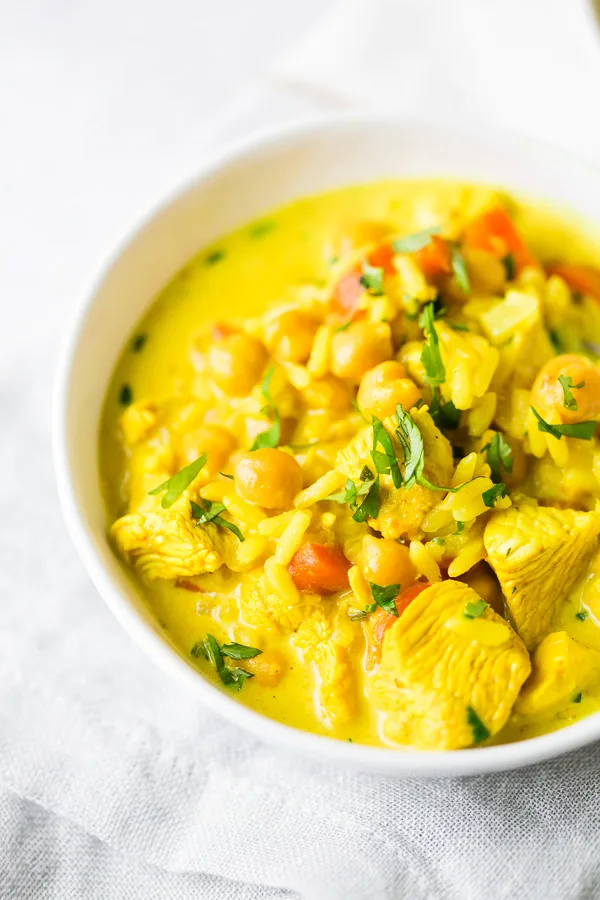 Sautéed Chicken with Coconut Milk and Turmeric
