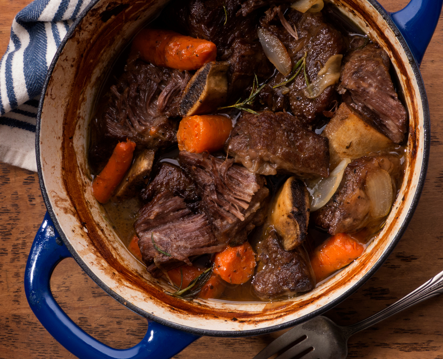 Authentic Slow-Cooked Short Rib with Root Vegetables