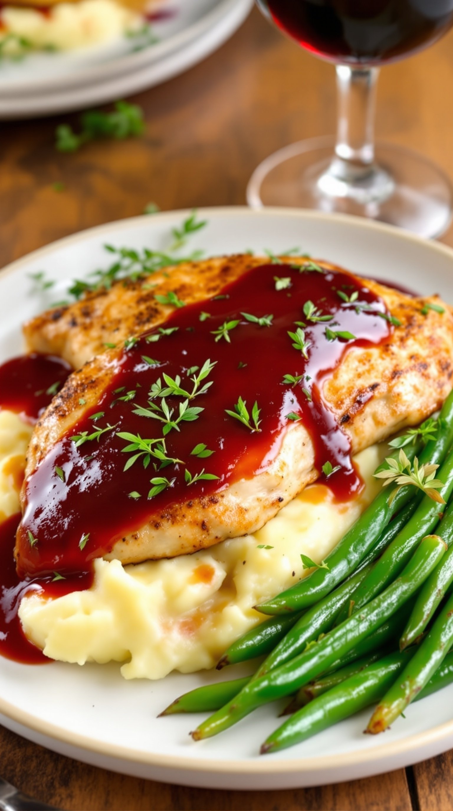 Pan-Seared Chicken with Red Pepper and Herb Pan Sauce