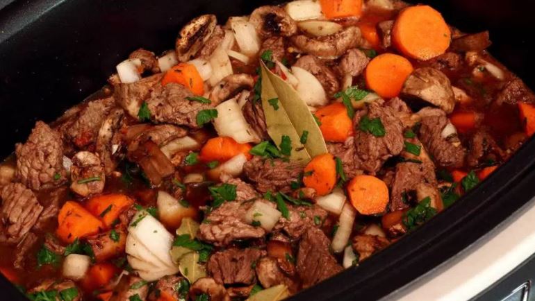 Slow Cooker Paleo Beef and Root Vegetable Stew